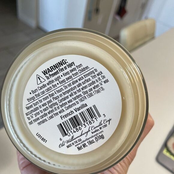 over half full French Vanilla candle - Picture 4 of 4